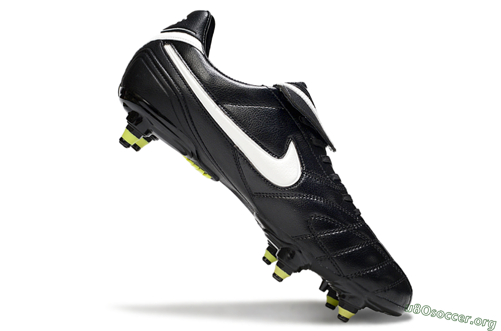 Nike Tiempo Legend 10 Elite SG Football Boots - Black/Electric Yellow/White 4