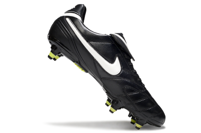 Nike Tiempo Legend 10 Elite SG Football Boots - Black/Electric Yellow/White