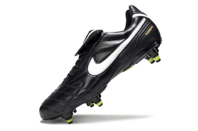 Nike Tiempo Legend 10 Elite SG Football Boots - Black/Electric Yellow/White