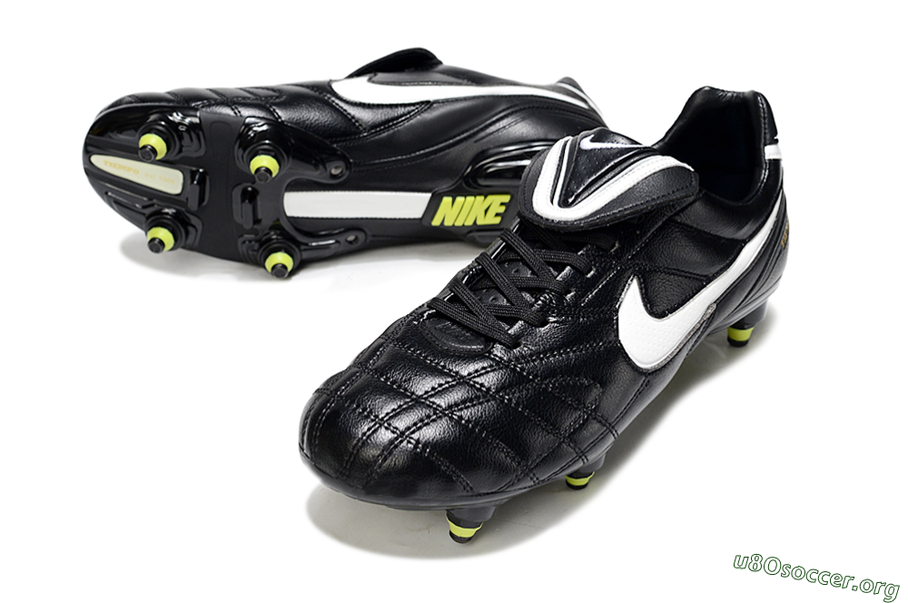 Nike Tiempo Legend 10 Elite SG Football Boots - Black/Electric Yellow/White 0