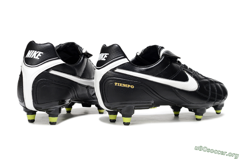 Nike Tiempo Legend 10 Elite SG Football Boots - Black/Electric Yellow/White 6