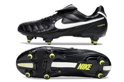 Nike Tiempo Legend 10 Elite SG Football Boots - Black/Electric Yellow/White