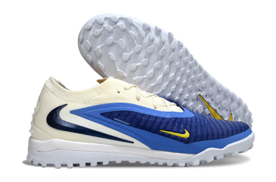 Nike Phantom 6 Low Elite TF Football Shoes - Blue/Navy Blue/Light Yellow