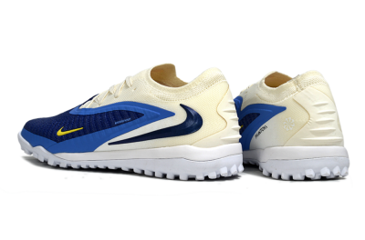 Nike Phantom 6 Low Elite TF Football Shoes - Blue/Navy Blue/Light Yellow