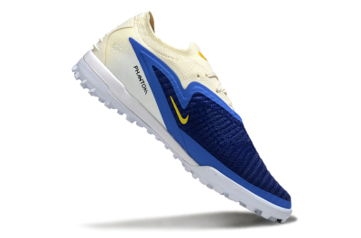 Nike Phantom 6 Low Elite TF Football Shoes - Blue/Navy Blue/Light Yellow