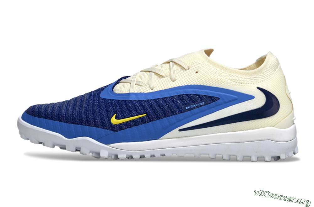 Nike Phantom 6 Low Elite TF Football Shoes - Blue/Navy Blue/Light Yellow 3