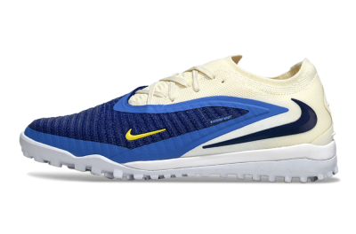 Nike Phantom 6 Low Elite TF Football Shoes - Blue/Navy Blue/Light Yellow