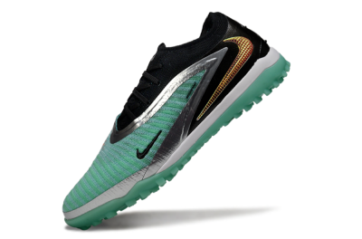 Nike Phantom 6 Low Elite TF Football Shoes - Green/Aqua Breeze/Silver Glimmer