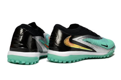 Nike Phantom 6 Low Elite TF Football Shoes - Green/Aqua Breeze/Silver Glimmer