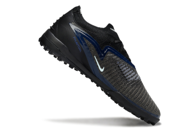 Nike Phantom 6 Low Elite TF Football Shoes - Black/Navy Blue/Neon Orange