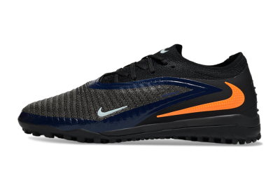 Nike Phantom 6 Low Elite TF Football Shoes - Black/Navy Blue/Neon Orange