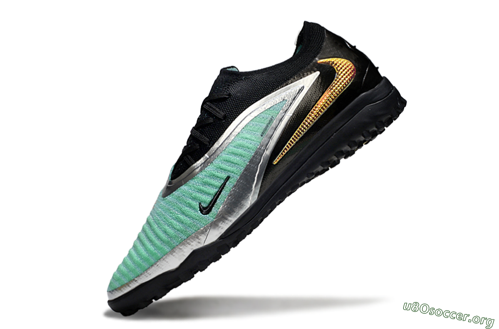 Nike Phantom 6 Low Elite TF Football Shoes - Mint/Silver/Black 5