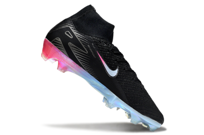Nike Air Zoom Mercurial Superfly 10 Elite FG Football Boots - Black/Iridescent Pink/Iridescent Blue