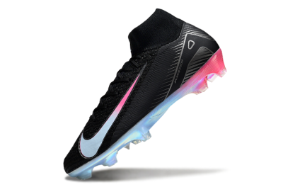 Nike Air Zoom Mercurial Superfly 10 Elite FG Football Boots - Black/Iridescent Pink/Iridescent Blue