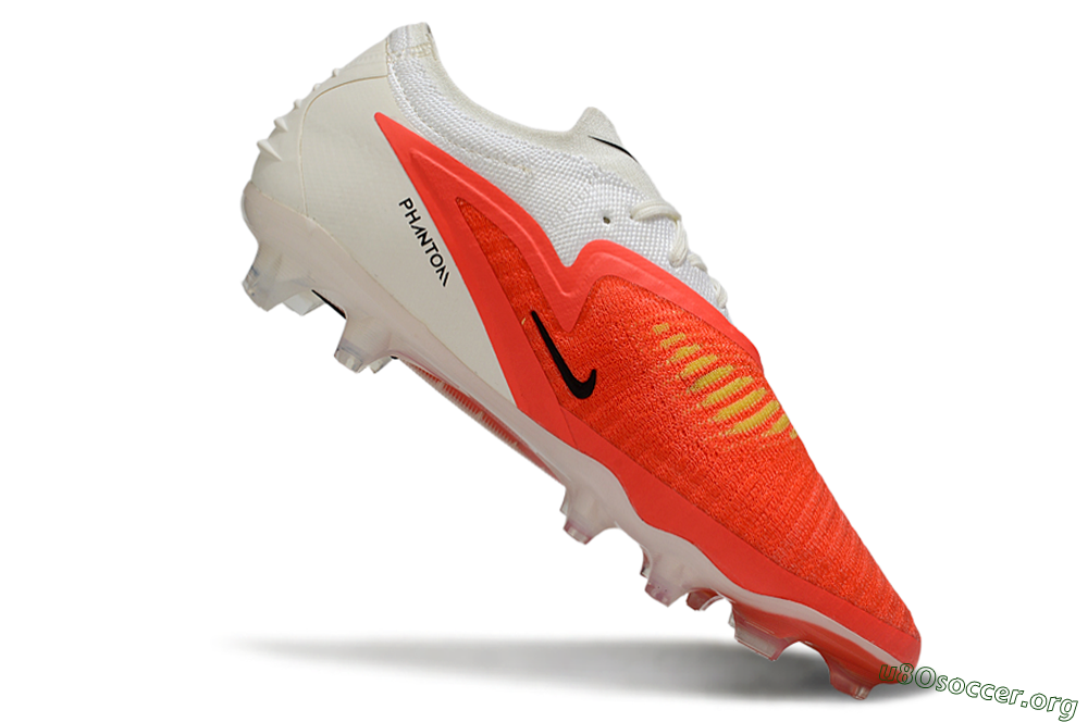 Nike Phantom 6 Low Elite FG Football Boots - Orange/Fiery Orange/Sleek White 4