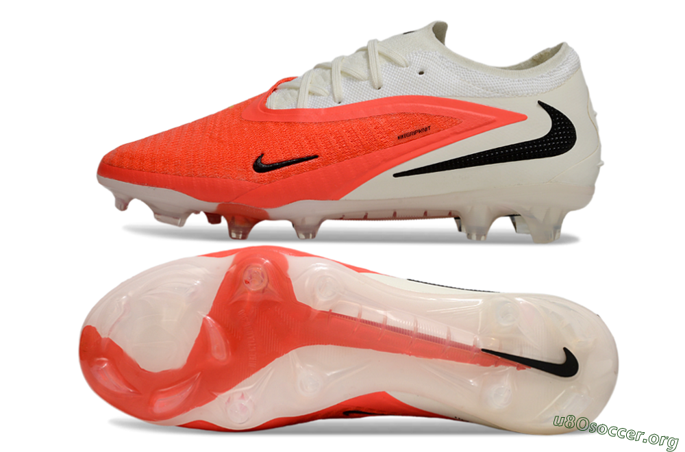 Nike Phantom 6 Low Elite FG Football Boots - Orange/Fiery Orange/Sleek White 1