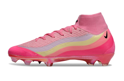 Nike Air Zoom Mercurial Superfly 10 Elite FG Football Boots - Pink/Blazing Pink/Sunny Yellow