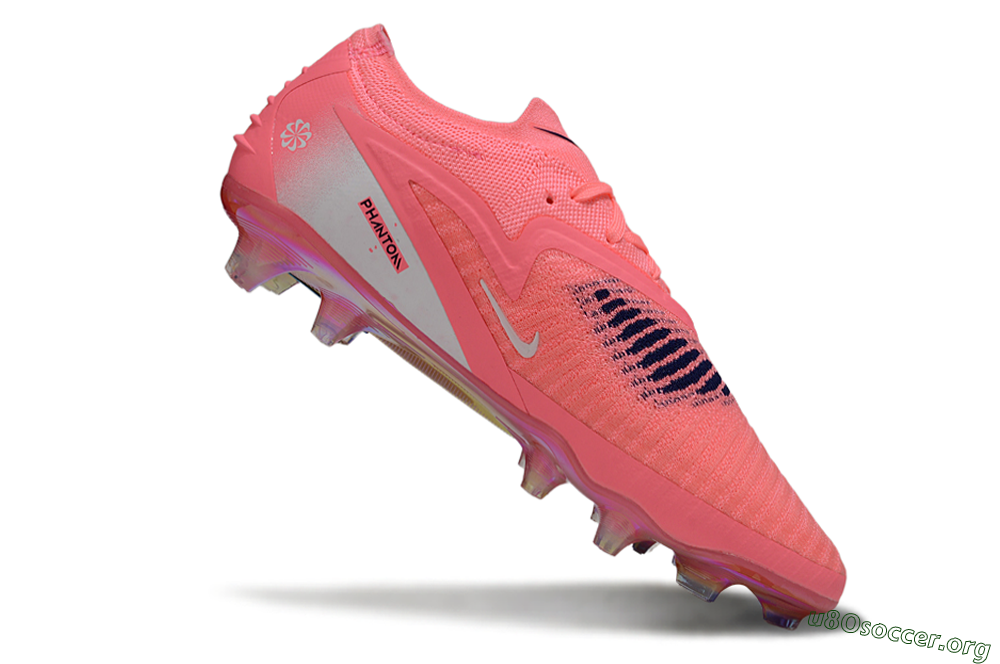 Nike Phantom 6 Low Elite FG Football Boots - Pink/Neon Pink/Black 4