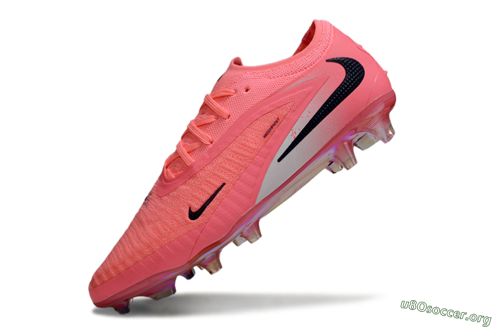 Nike Phantom 6 Low Elite FG Football Boots - Pink/Neon Pink/Black 5