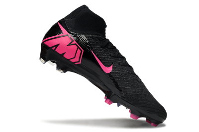 Nike Air Zoom Mercurial Superfly 10 Elite FG Football Boots - Black/Neon Pink/Blue Burst