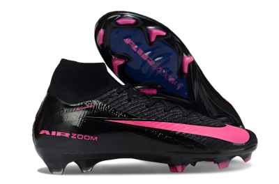 Nike Air Zoom Mercurial Superfly 10 Elite FG Football Boots - Black/Neon Pink/Blue Burst