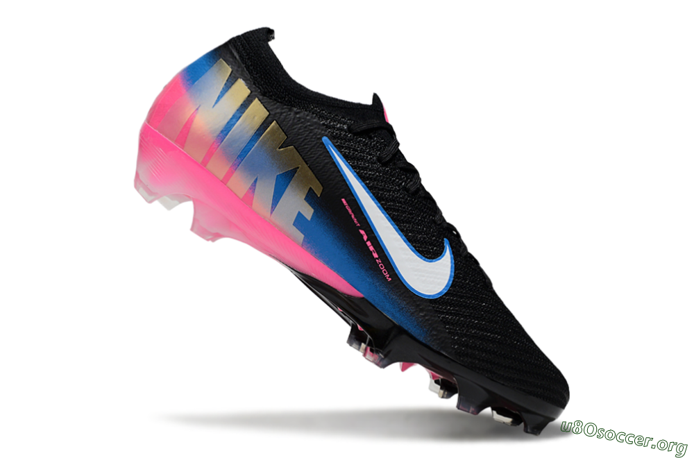 Nike Air Zoom Mercurial Vapor 16 Elite FG Football Boots - Black/Electric Blue/Pink Blast 4