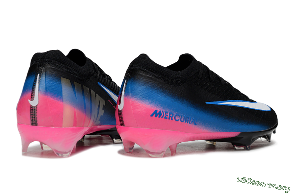 Nike Air Zoom Mercurial Vapor 16 Elite FG Football Boots - Black/Electric Blue/Pink Blast 6