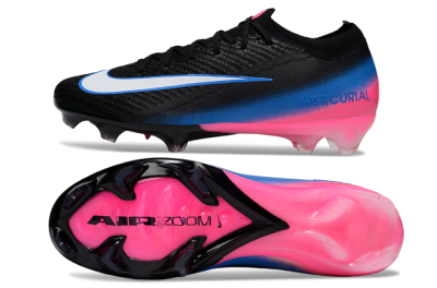 Nike Air Zoom Mercurial Vapor 16 Elite FG Football Boots - Black/Electric Blue/Pink Blast