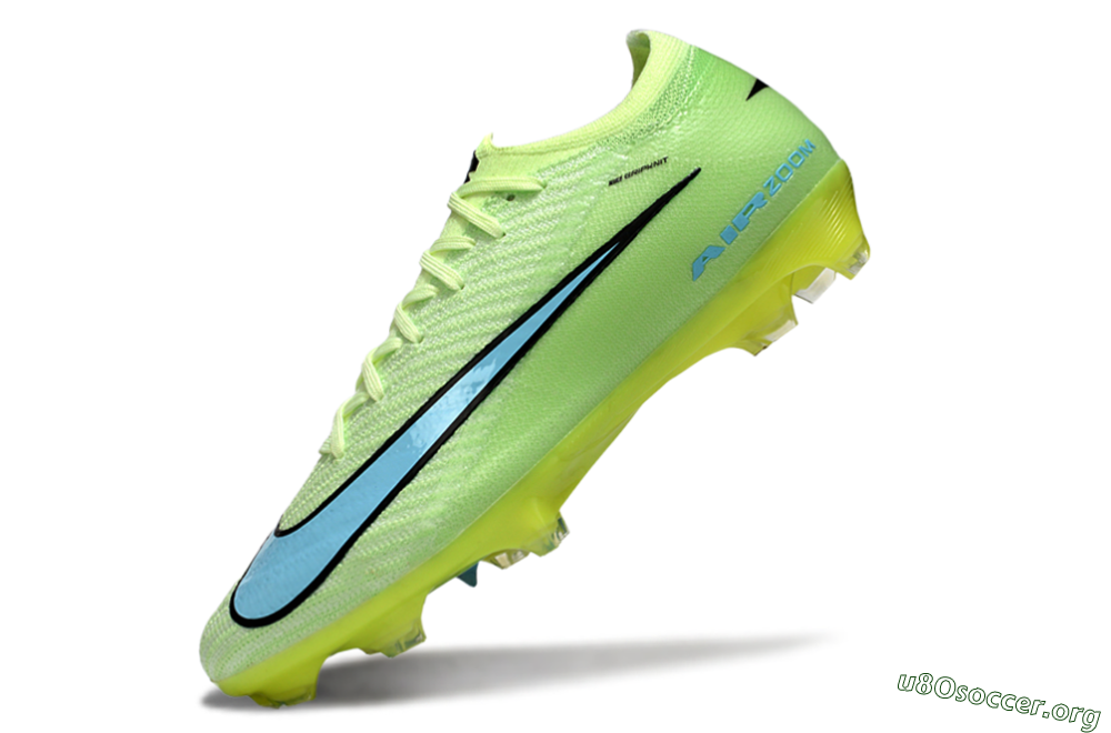 Nike Air Zoom Mercurial Vapor 16 Elite FG Football Boots - Lime/Aqua Blue/Neon Yellow 5