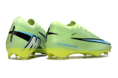 Nike Air Zoom Mercurial Vapor 16 Elite FG Football Boots - Lime/Aqua Blue/Neon Yellow
