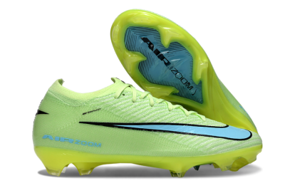 Nike Air Zoom Mercurial Vapor 16 Elite FG Football Boots - Lime/Aqua Blue/Neon Yellow