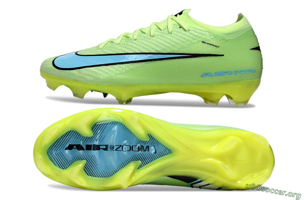 Nike Air Zoom Mercurial Vapor 16 Elite FG Football Boots - Lime/Aqua Blue/Neon Yellow 1