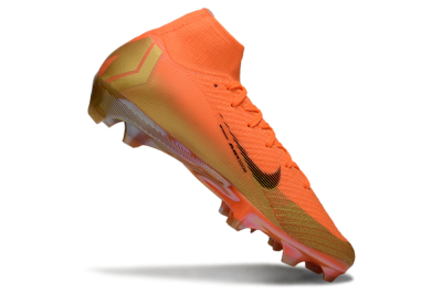 Nike Air Zoom Mercurial Superfly 10 Elite FG Football Boots - Orange/Sunset Orange/Gold Wave
