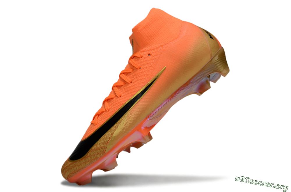 Nike Air Zoom Mercurial Superfly 10 Elite FG Football Boots - Orange/Sunset Orange/Gold Wave 5