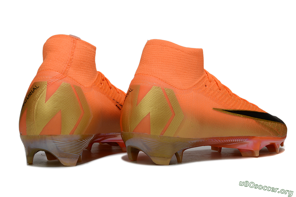 Nike Air Zoom Mercurial Superfly 10 Elite FG Football Boots - Orange/Sunset Orange/Gold Wave 6