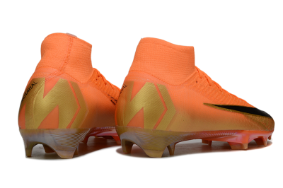 Nike Air Zoom Mercurial Superfly 10 Elite FG Football Boots - Orange/Sunset Orange/Gold Wave