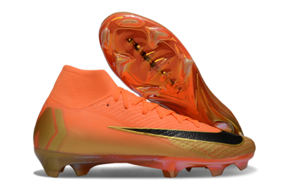 Nike Air Zoom Mercurial Superfly 10 Elite FG Football Boots - Orange/Sunset Orange/Gold Wave