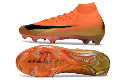 Nike Air Zoom Mercurial Superfly 10 Elite FG Football Boots - Orange/Sunset Orange/Gold Wave