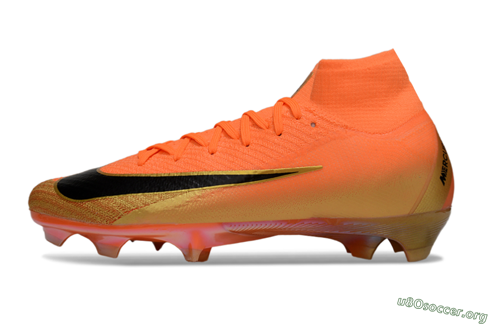 Nike Air Zoom Mercurial Superfly 10 Elite FG Football Boots - Orange/Sunset Orange/Gold Wave 3