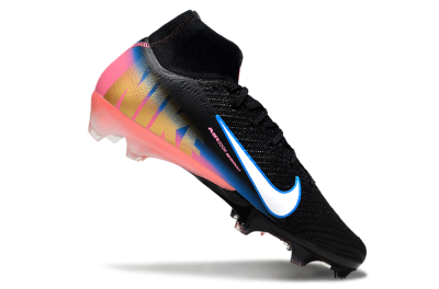 Nike Air Zoom Mercurial Superfly 10 Elite FG Football Boots - Black/Sky Blue/Flame Pink