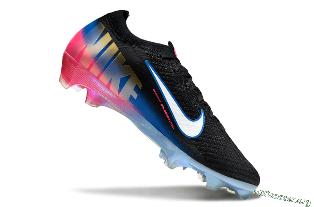 Nike Air Zoom Mercurial Vapor 16 Elite FG Football Boots - Black/Electric Blue/Pink Fury 4