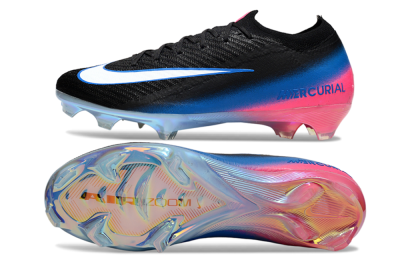 Nike Air Zoom Mercurial Vapor 16 Elite FG Football Boots - Black/Electric Blue/Pink Fury
