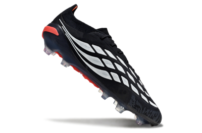 Adidas Predator 26 Elite FG Football Boots - Black/Red/White