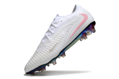 Nike Phantom 6 Low Elite FG Football Boots - White/Iridescent/Light Pink