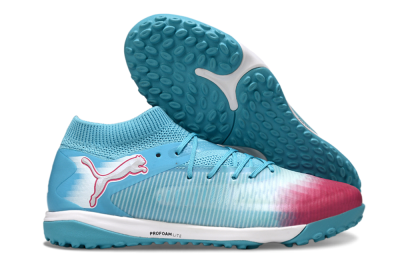 Puma Future 8 Ultimate TF Football Boots - Aqua/Sunset Pink/Turquoise Blue