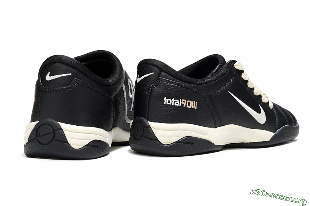 Nike Total 90 III IC Football Shoes - Black/Cream/Black 6