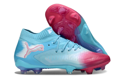Puma Future 8 Ultimate FG Football Boots - Cyan/Electric Blue/Crimson Red