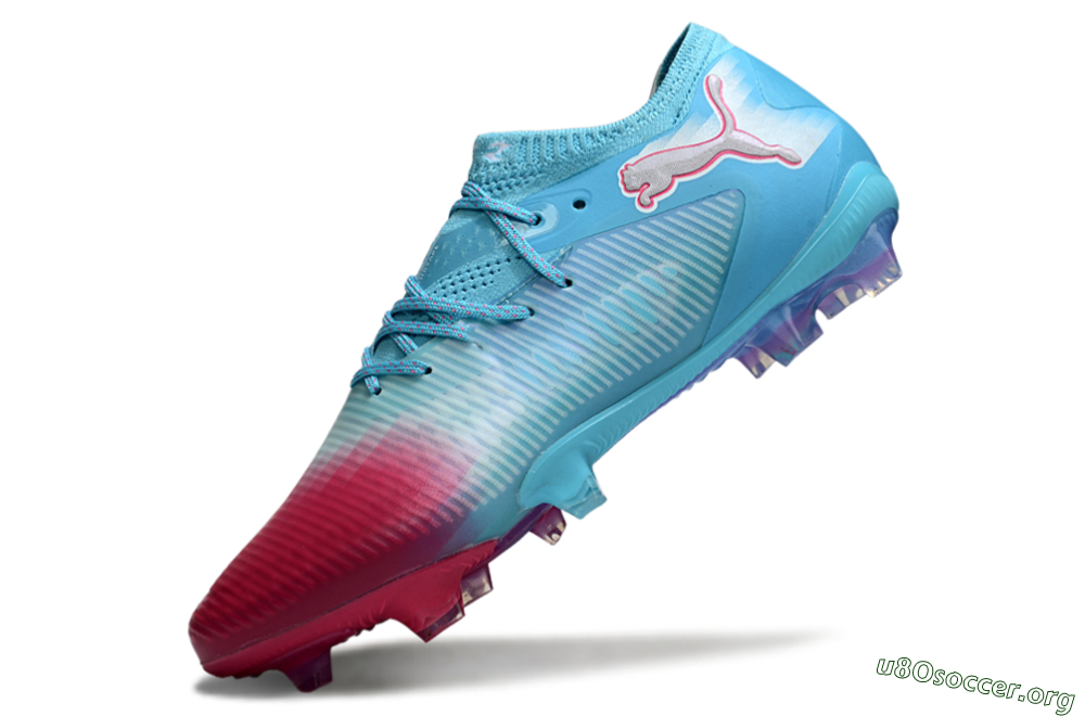 Puma Future 8 Ultimate FG Football Boots - Blue/Turquoise Splash/Crimson Burst 5