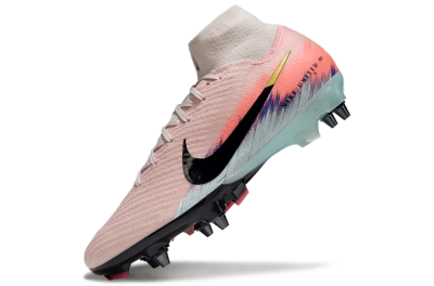Nike Air Zoom Mercurial Superfly 10 Elite SG Football Boots - Pink/Sunset Pink/Aqua Blue