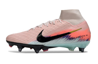 Nike Air Zoom Mercurial Superfly 10 Elite SG Football Boots - Pink/Sunset Pink/Aqua Blue